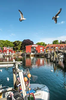 Images Dated 30th March 2015: Marina, Eckernfaorde, Baltic coast, Schleswig-Holstein, Germany