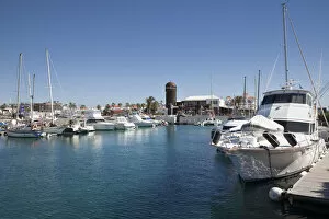 Images Dated 27th February 2009: Marina, Fuste de Caleta (Costa Caleta), Fuerteventura, Canary Islands, Spain