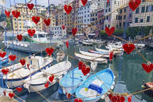 Marina harbour, Camogli, Liguria, Italy