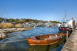 Hiddensee Island Prints: Marina, Kloster, Hiddensee island, Mecklenburg-Western Pomerania, Germany