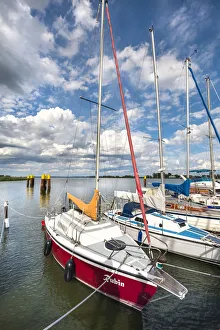 Usedom Prints: Marina, Netzelkow, Gnitz peninsula, Usedom island, Mecklenburg-Western Pomerania