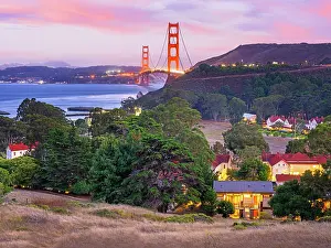 Bay Area Prints: Marine Headlands, Golden Gate Bridge, San Francisco, California, USA