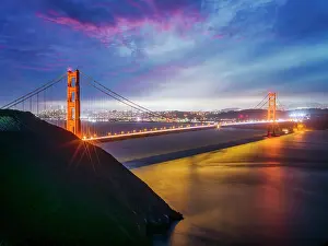 San Francisco Prints: Marine Headlands, Golden Gate Bridge, San Francisco, California, USA