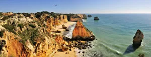 Images Dated 24th May 2011: Marinha beach cliffs. Algarve, Portugal