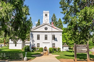 Courthouse Prints: Mariposa County Courthouse, Mariposa Town, California, USA