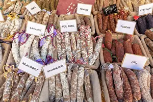 Retail Prints: Market at Aix-en-Provence, Provence-Alpes-Cote d'Azur, France