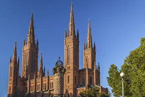 Market Square Prints: Market church, Wiesbaden, Hesse, Germany