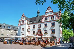 Images Dated 18th July 2022: Market place with municipality, Darmstadt, Hesse, Germany