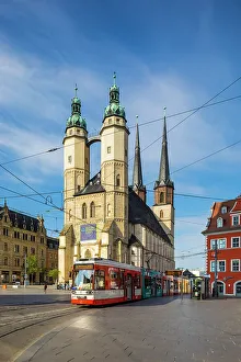 Marktplatz Prints: Marktkirche Unser Lieben Frauen (church)