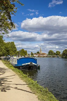 Buckinghamshire Prints: Marlow & River Thames, Buckinghamshire, England
