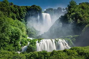Images Dated 1st March 2023: Marmore Falls (Cascata delle Marmore), Terni, Umbria, Italy