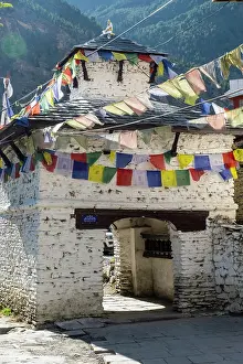 Nepali Prints: Marpha Village, Lower Mustang, Nepal