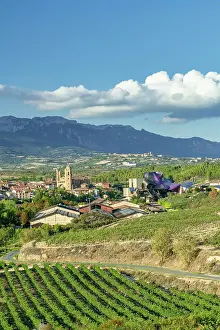 Northern Spain Prints: Marques de Riscal Hotel & Vineyard designed by Frank Gehry