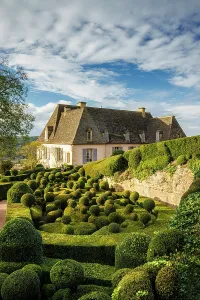 17th Century Prints: The Marqueyssac Gardens, Vézac, Dordogne, France
