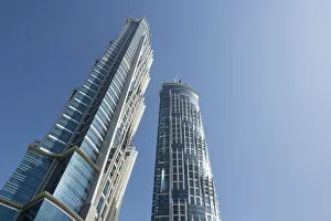 Images Dated 4th April 2013: Marriott Marquis Hotel (worlds tallest hotel building as of 2013), Business Bay