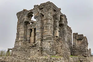 Hinduist Prints: Martand Sun Temple, 8th century, Anantnag, Kashmir, India