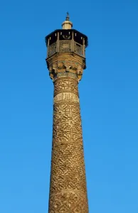 Friday Mosque Prints: Masjed-e Jame minaret and bazaar, Semnan, Semnan Province, Iran