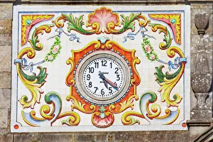 Decorative Arts Prints: Matriz de Santa Maria de Valega church clock tower, Ovar, Aveiro, Portugal