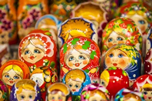 Former Soviet Union Prints: Matryoshka dolls, Minsk, Belarus