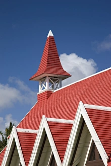 Images Dated 12th October 2008: Mauritius, North Mauritius, Cap Maleureux church