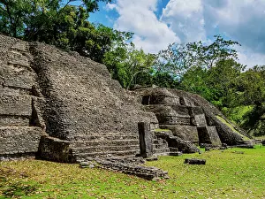 Plaza A Prints: Mayan Ruins at Xunantunich Archaeological Site, Cayo District, Belize