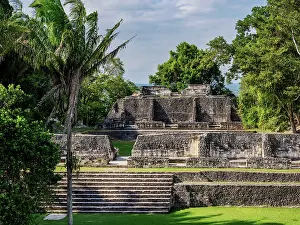 Mythical Prints: Mayan Ruins at Xunantunich Archaeological Site, Cayo District, Belize