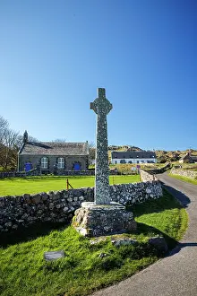 Ancient History Prints: McLean's Cross, Isle of Iona, Scotland, UK