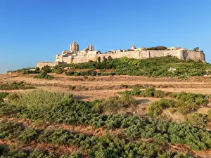 Historic City Prints: Mdina, Ancient and Historic City, old capital of Malta Malta