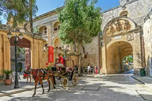 Street Scene Prints: Mdina (old capital of Malta), Malta
