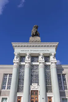 Moscow Prints: Meat production pavilion, VDNKH, Moscow, Russia
