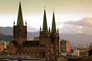 Medellin Prints: Medellin, Colombia, Iglesia Nuestra Senora del Perpetuo Socorro (Church of Our Lady