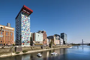 Media harbour, Düsseldorf, North Rhine Westphalia, Germany