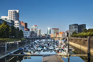 Media harbour, Frank Gehry buildings, Düsseldorf, North Rhine Westphalia
