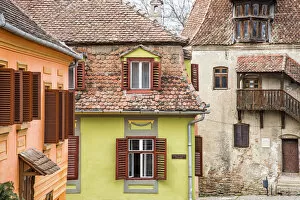 Images Dated 11th January 2017: Medieval architecture of Sighisoara, Transylvania, Romania