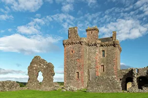 September Prints: Medieval Balvaird Castle in Perthshire, Scotland. Autumn (September) 2022