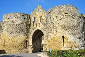 City Gate Prints: Medieval city gates of Domme, Dordogne Department, Aquitaine, France