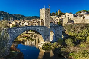 The medieval town of Besalu, Catalonia, Spain