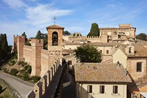 Images Dated 13th December 2021: The medieval village of Gradara, Pesaro e Urbino, Marche, Italy