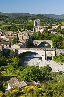 Cathar Prints: Medieval village of Lagrasse, member of the Les Plus Beaux Villages de France association