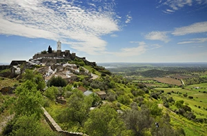 The medieval walled village of Monsaraz. Alentejo, Portugal