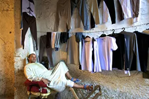 One Man Collection: Medina, Fez, Morocco, North Africa