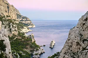 Calanques Prints: Mediterranean landscape at Calanque de Sugiton, Parc National des Calanques