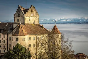 Baden Wuerttemberg Prints: Meersburg Castle on Lake Constance, Baden-Wurttemberg, Germany