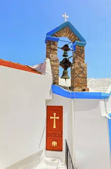 Bell Prints: Megali Panagia church, Chorio, Symi Island, Dodecanese Islands, Greece
