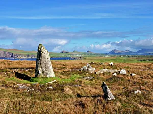 Images Dated 31st March 2023: Megalith at Clogher Head near Dunquin, Dingle Peninsula, County Kerry, Ireland