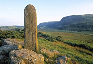 Eire Gallery: Megalithic Pillar, Gencolumbkille, Co