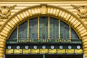 Melbourne, Victoria, Australia. Flinders Street Station