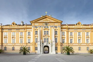 Melk, Wachau, Lower Austria, Austria, Europe. The Benedectine abbey