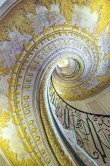 Images Dated 15th January 2019: Melk, Wachau, Lower Austria, Austria, Europe. Staircase inside the Benedectine abbey