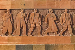 Bas Relief Prints: Memorial to the Battle of Sardarapat (1968), Araks, Armavir province, Armenia